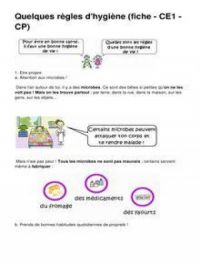 Quelques règles d'hygiène | Edu-Clever. Auteur