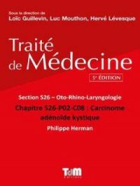 Carcinome adénoïde kystique | Philippe Herman. Auteur
