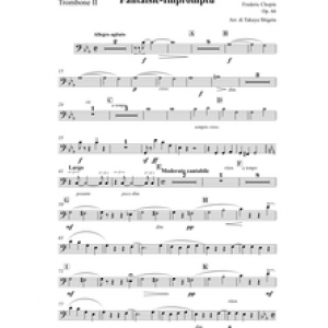 Affiche du document Partition Trombone 2, Fantaisie-impromptu, C? minor, Chopin, Frédéric