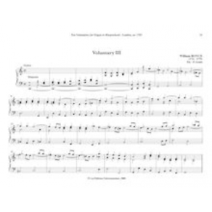 Affiche du document Partition Voluntary III en C major, Ten Bénévoles pour pour orgue ou clavecin