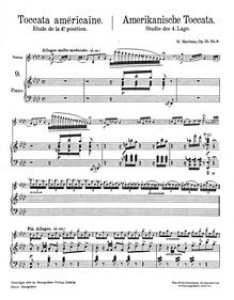Affiche du document Partition No.9, American Toccata, partition de piano, 24 Caprices pour violon et Piano