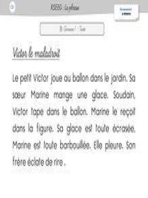 Affiche du document Etude de la langue CE1 – Grammaire (màj) - A partir de RSEEG La phrase 1