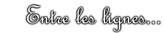 Entre les lignes
